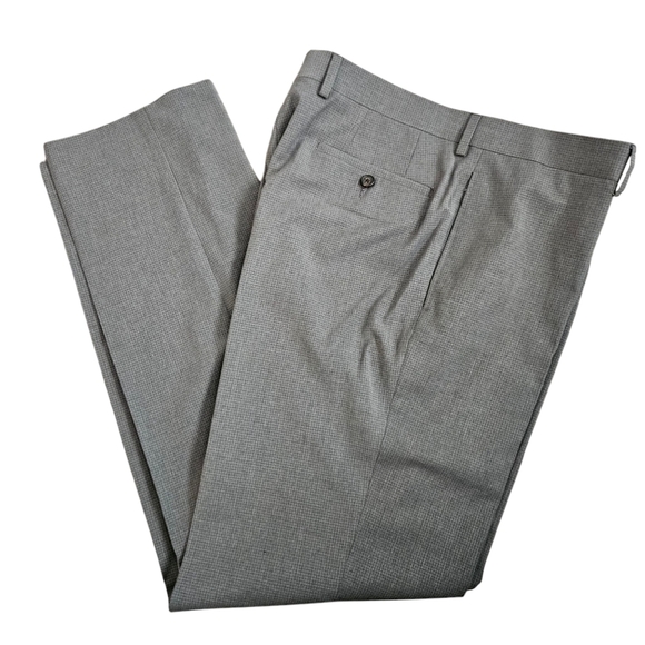 Ralph Lauren Black Label Dress Pants Mens 34x32 Gray Flat Front - Picture 1 of 11